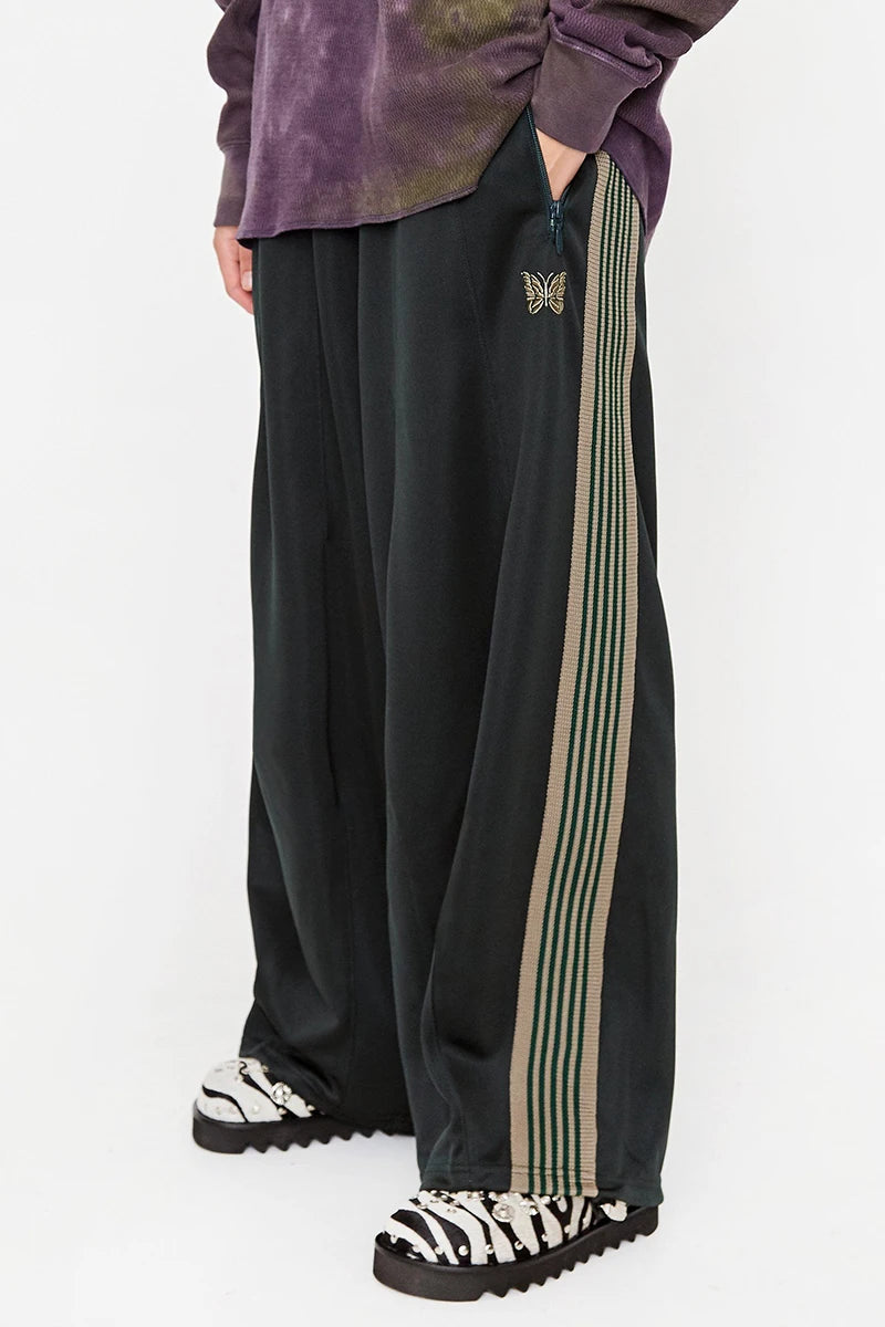 Unisex Embroidered Wide Leg Sweatpants – Baggy Casual Trousers