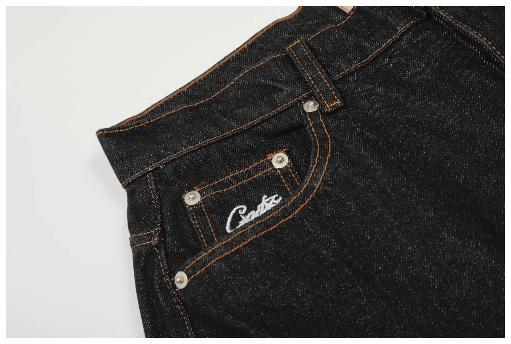 Corteiz Denim Jacket & Shorts Set – Men's Streetwear Two-Piece Outfit