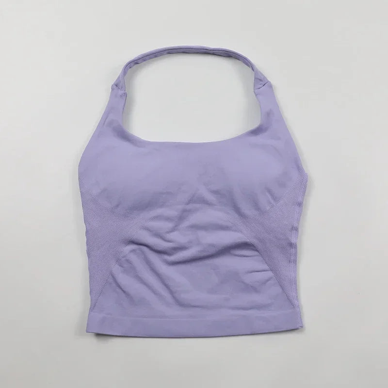 Women's Seamless Sports Bra & High Waist Gym Shorts 2-Piece Activewear Set