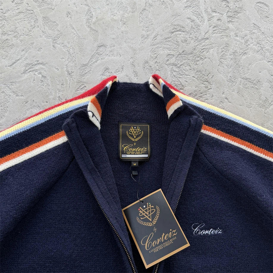 Men's American Stripe Knit Cardigan