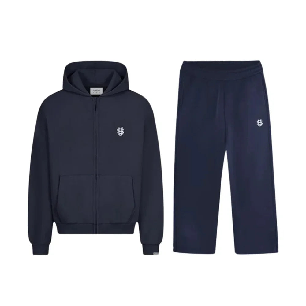 Premium Unisex Zip-Up Hoodie & Jogger Tracksuit Set – Casual Streetwear