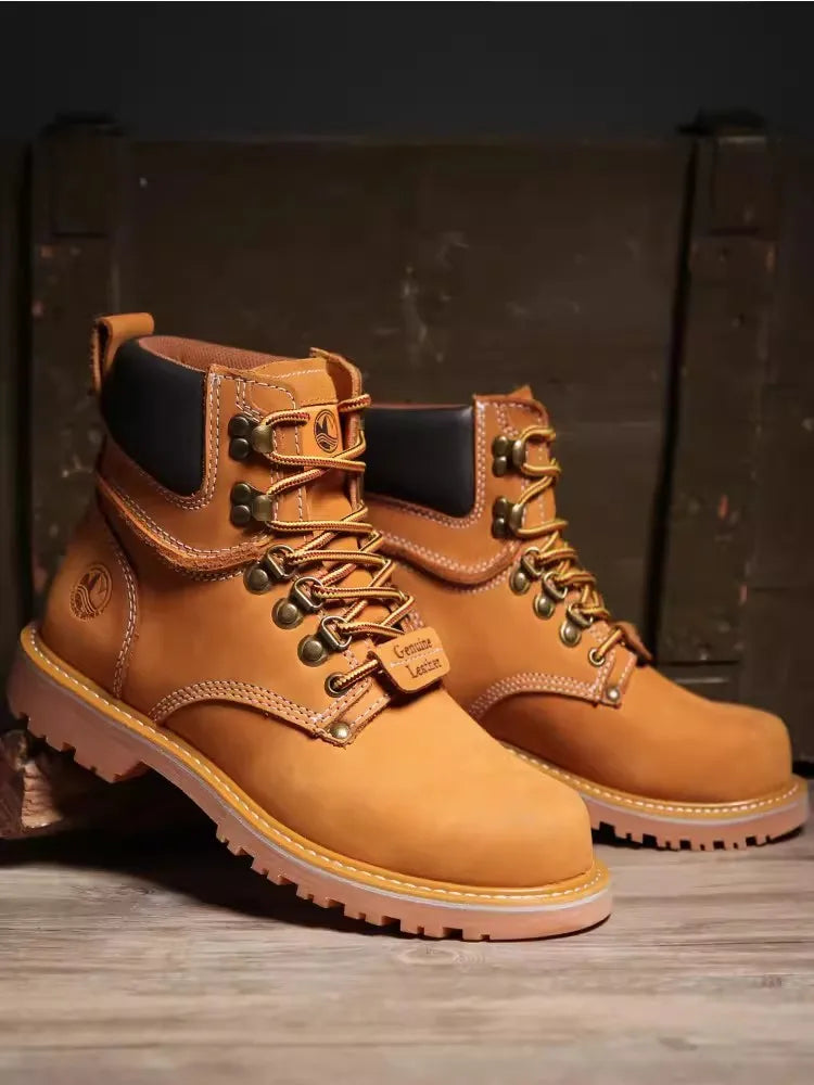 Classic Genuine Leather Men's Hiking & Work Boots
