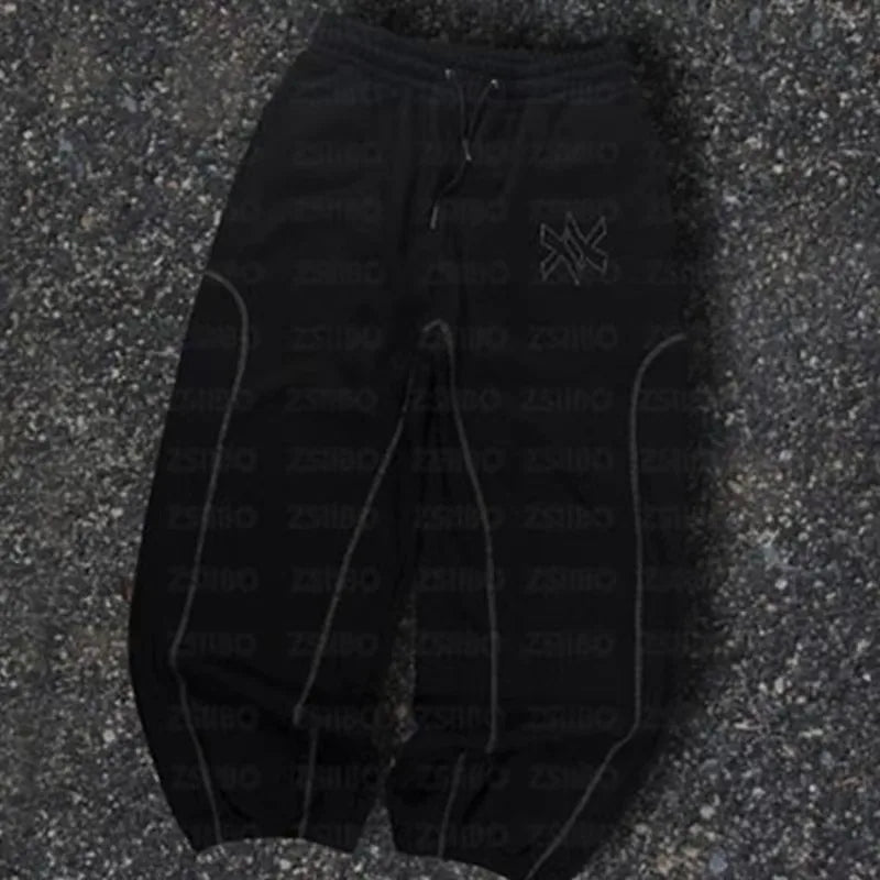 Men's Y2k Premium Hooded Sweatshirt & Jogger Tracksuit Set – Casual Streetwear