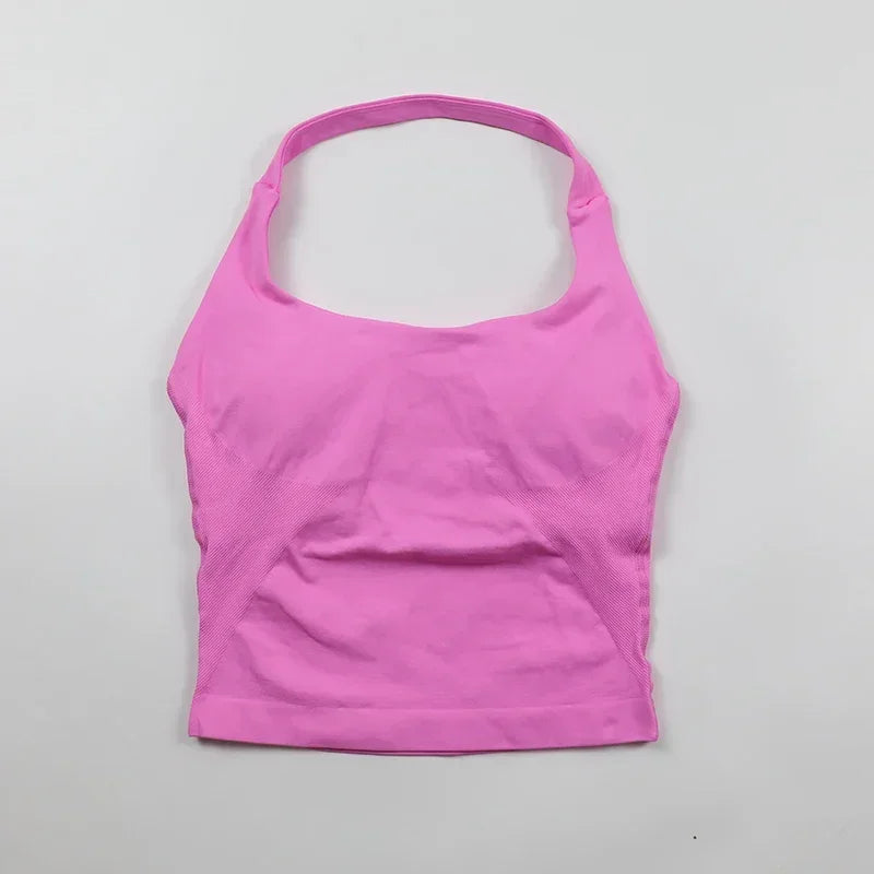 Women's Seamless Sports Bra & High Waist Gym Shorts 2-Piece Activewear Set
