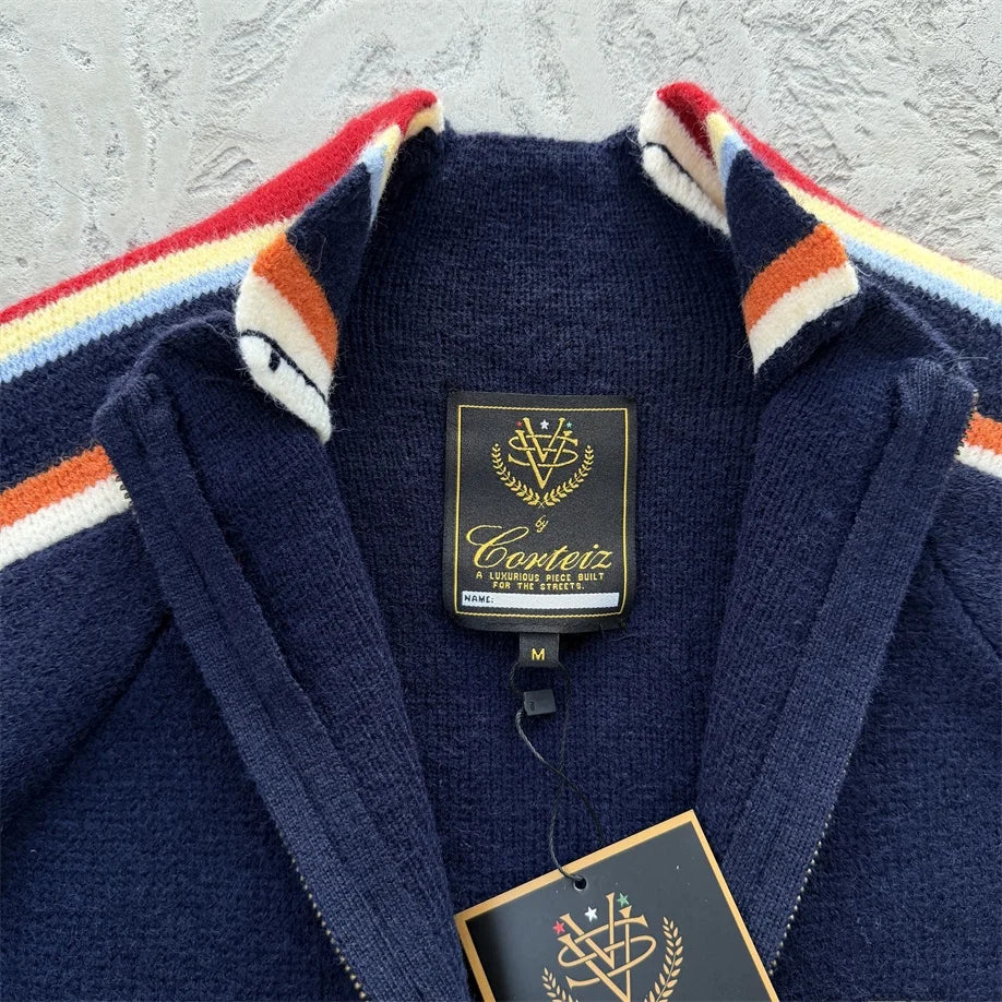 Men's American Stripe Knit Cardigan