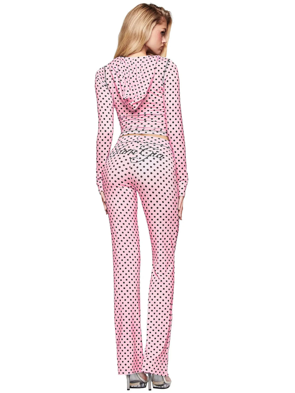 Women's Zebra Print 2-Piece Tracksuit Set – Zip Hoodie & Jogger Pants
