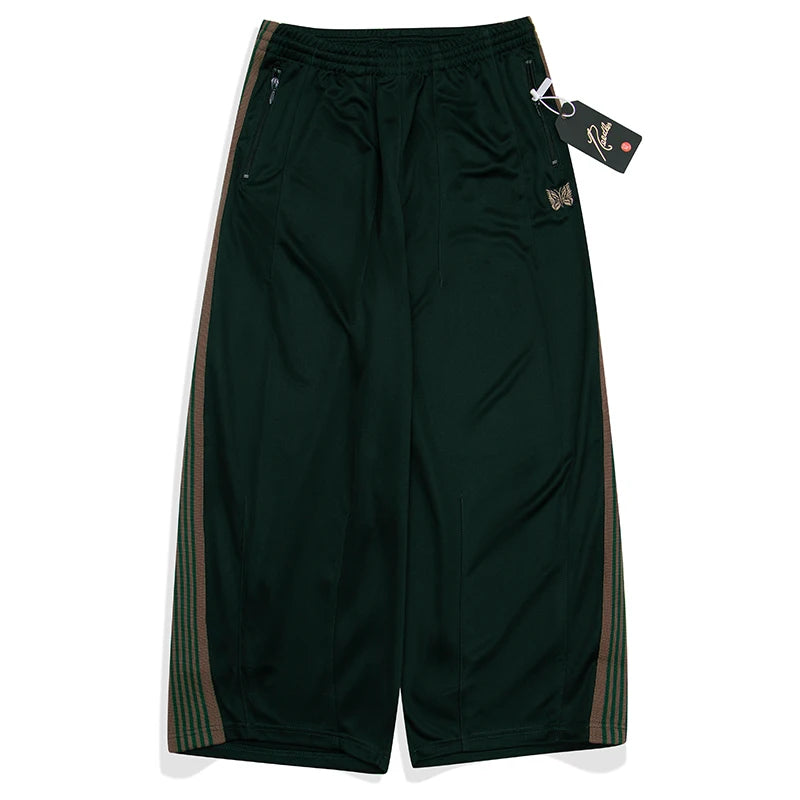 Unisex Embroidered Wide Leg Sweatpants – Baggy Casual Trousers