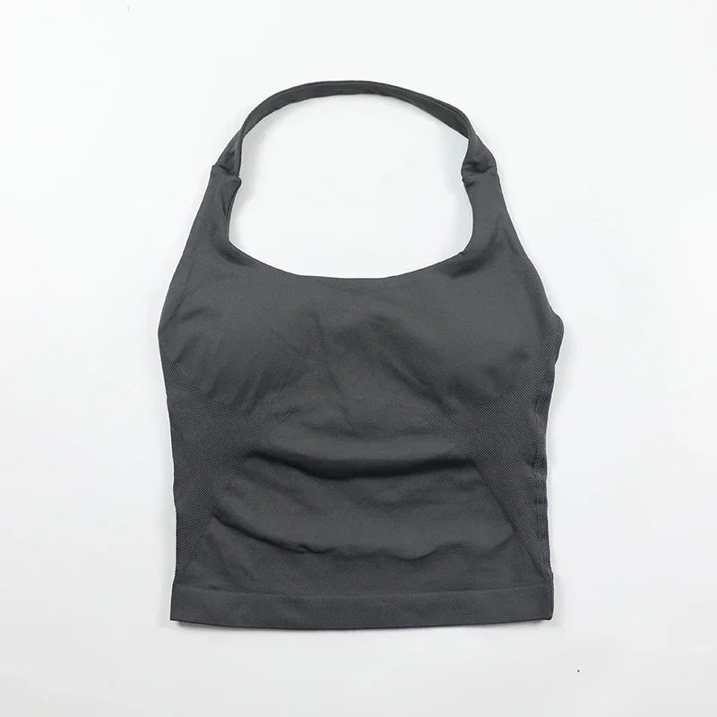 Women's Seamless Sports Bra & High Waist Gym Shorts 2-Piece Activewear Set