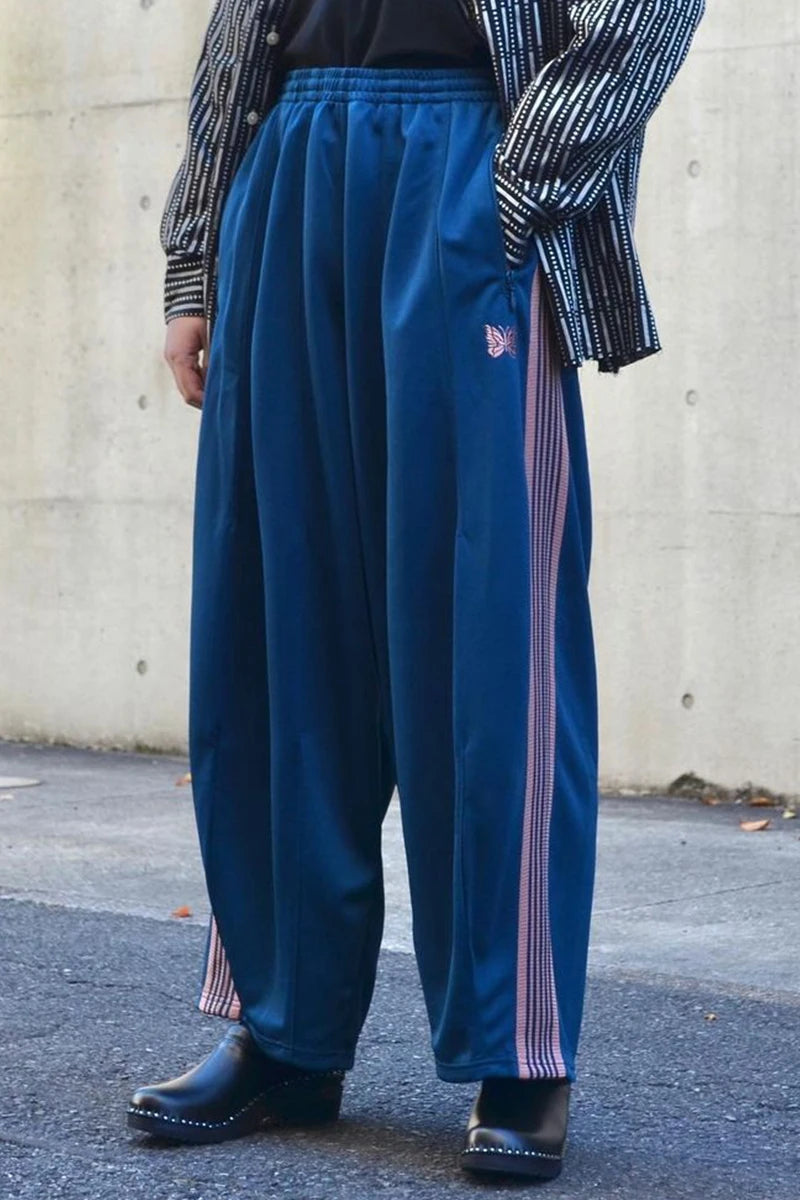 Unisex Embroidered Wide Leg Sweatpants – Baggy Casual Trousers