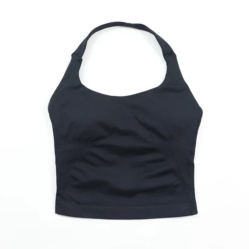 Women's Seamless Sports Bra & High Waist Gym Shorts 2-Piece Activewear Set