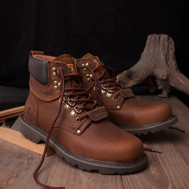Classic Genuine Leather Men's Hiking & Work Boots