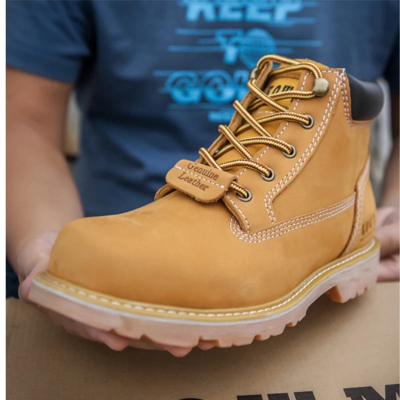 Classic Genuine Leather Men's Hiking & Work Boots