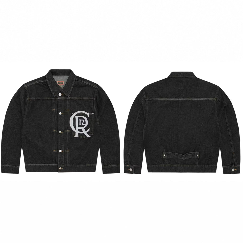 Corteiz Denim Jacket & Shorts Set – Men's Streetwear Two-Piece Outfit