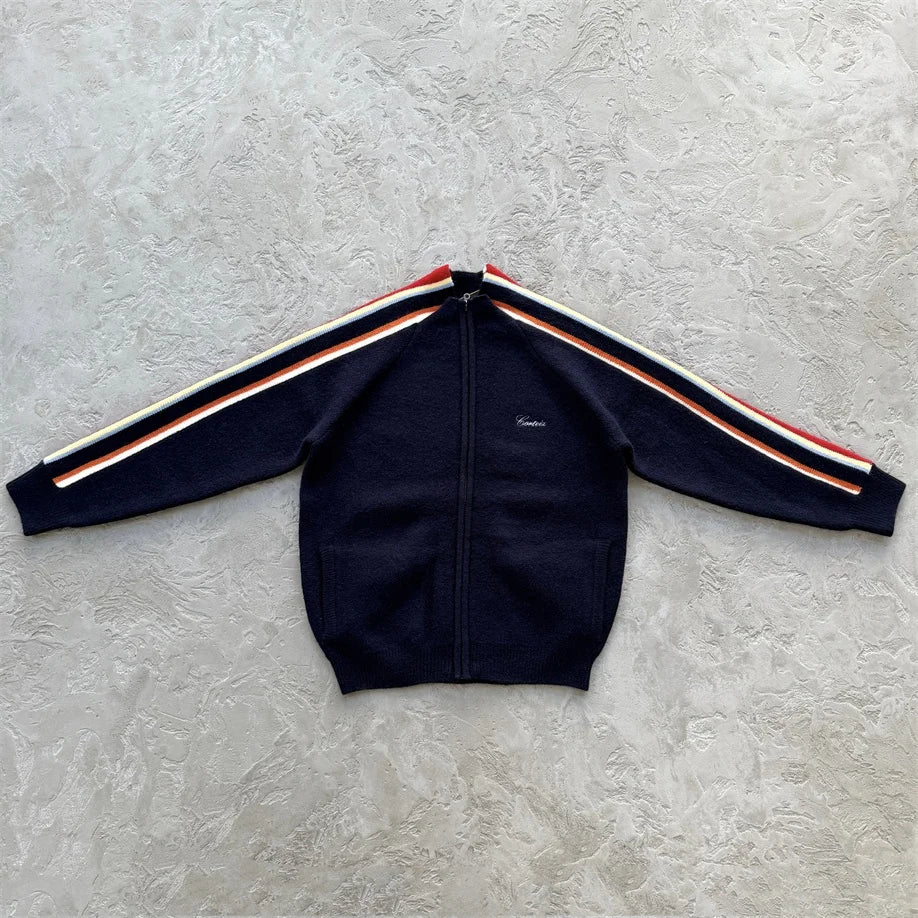Men's American Stripe Knit Cardigan